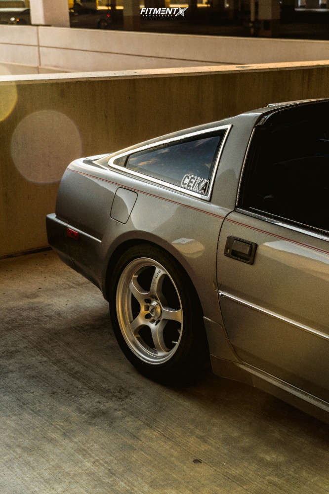 1987 Nissan 300ZX Base with 17x8.5 Motegi Mr131 and Federal 235x30