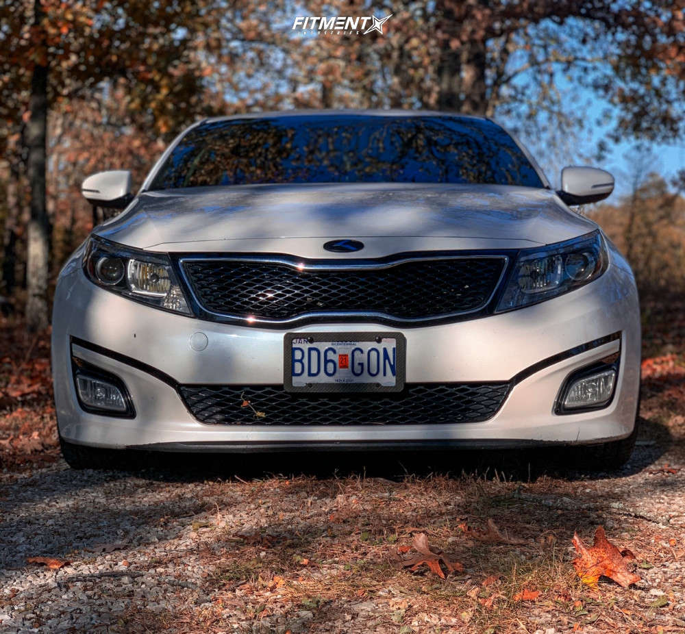2015 Kia Optima LX with 18x8.5 Aodhan Ds02 and GT Radial 235x40 on