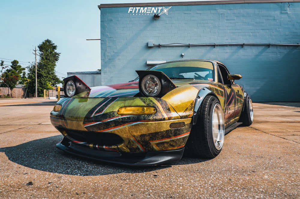1990 Mazda Miata Base with 15x9 ESM Esm-002r and Ironman