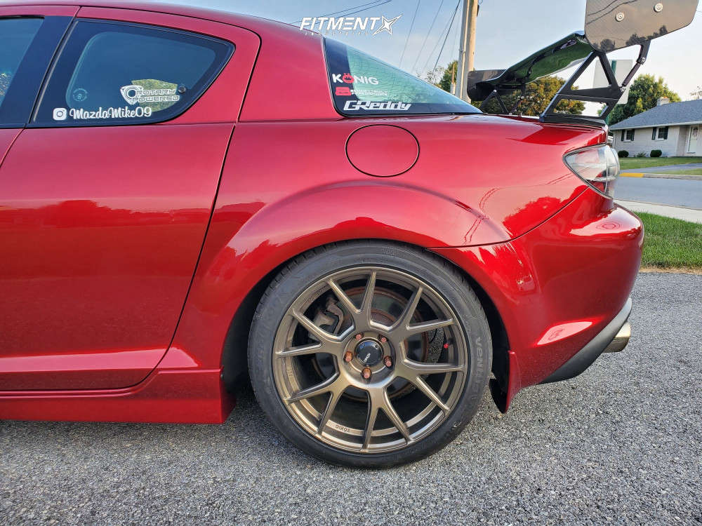 2004 Mazda RX-8 Base with 18x9.5 Konig Ampliform and Hankook