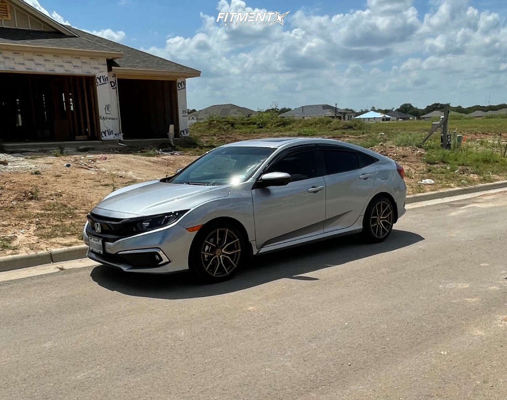 2021 Honda Civic EX with 18x8.5 XXR 559 and Vercelli 235x40 on