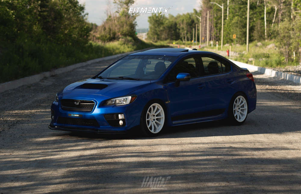 2017 Subaru WRX Sport-tech with 18x9.5 Superspeed Rf03rr and