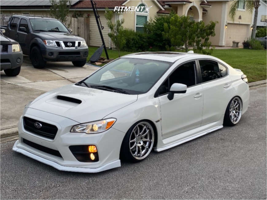 2017 Subaru WRX Limited with 18x9.5 Aodhan Ds02 and Leao 215x35 on