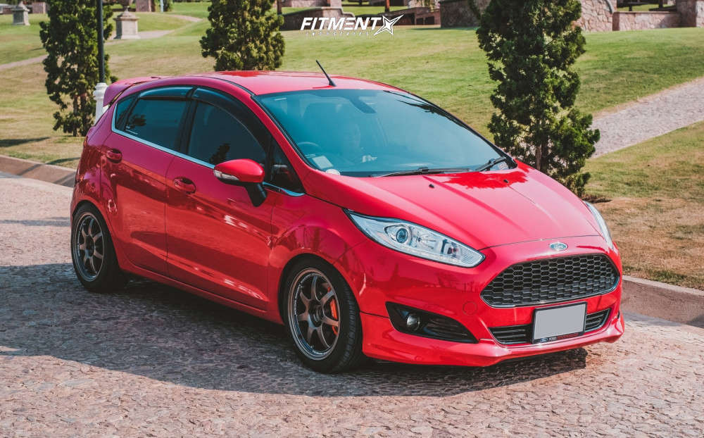 2015 Ford Fiesta S with 16x7 WedsSport Sa-90 and Nankang 205x45 on ...