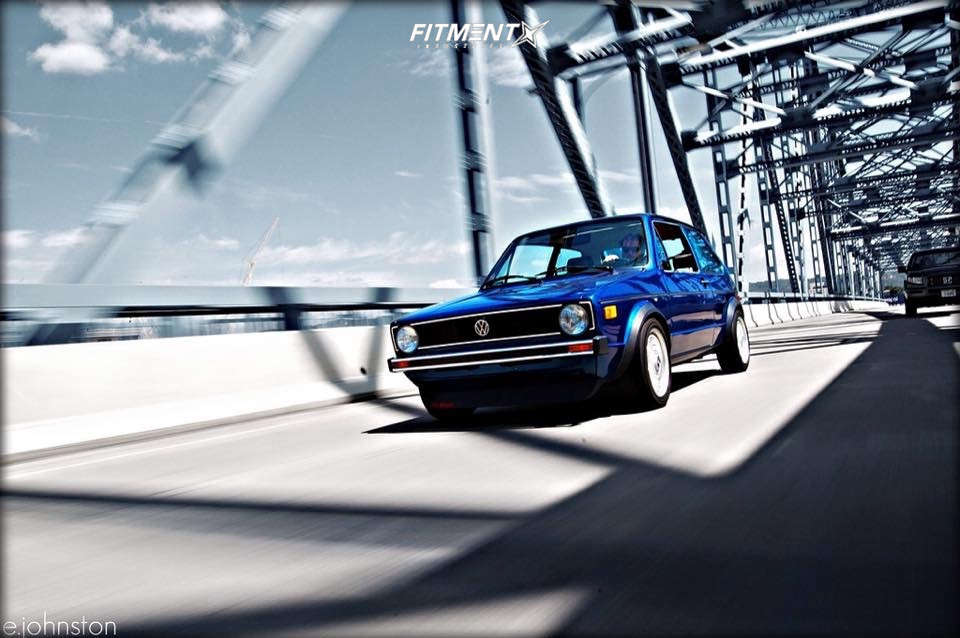 1977 Volkswagen Rabbit Base with 15x6.5 BBS Rm and Nitto 195x50 on ...