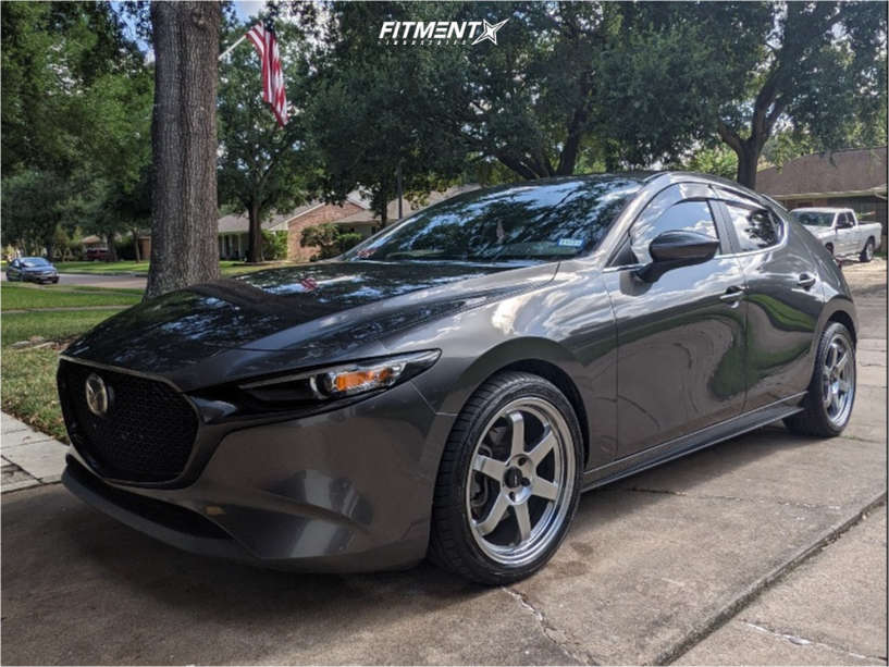 2019 Mazda 3 Preferred with 18x8 AVID1 AV6 and Achilles 235x40 on