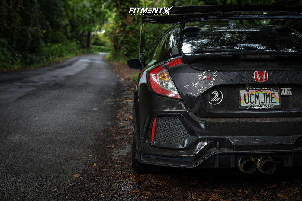 2019 Honda Civic Type R with 18x9.5 Konig Ampliform and BFGoodrich ...