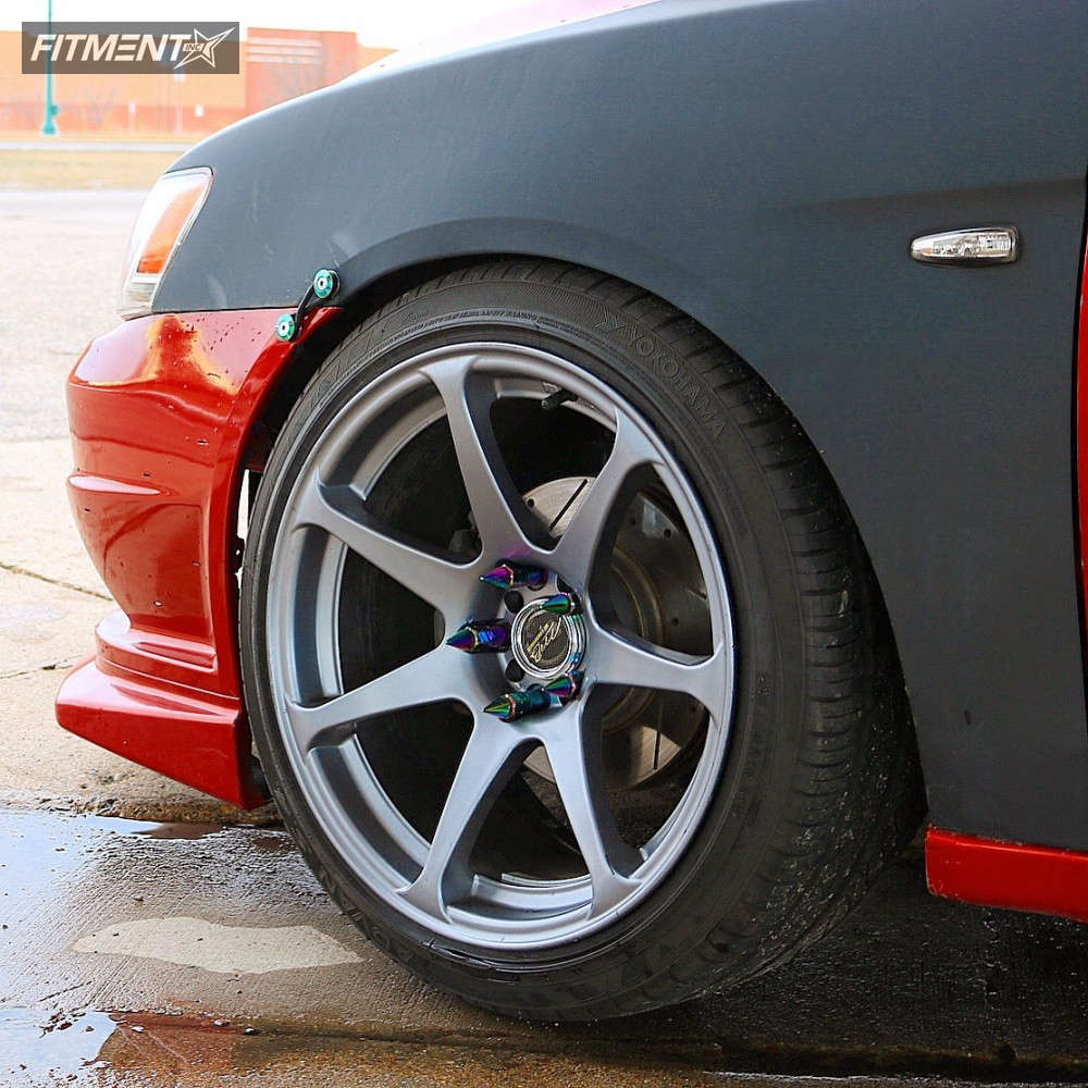 2008 Mitsubishi Lancer GTS with 18x9.5 MB Wheels Battle and Falken ...