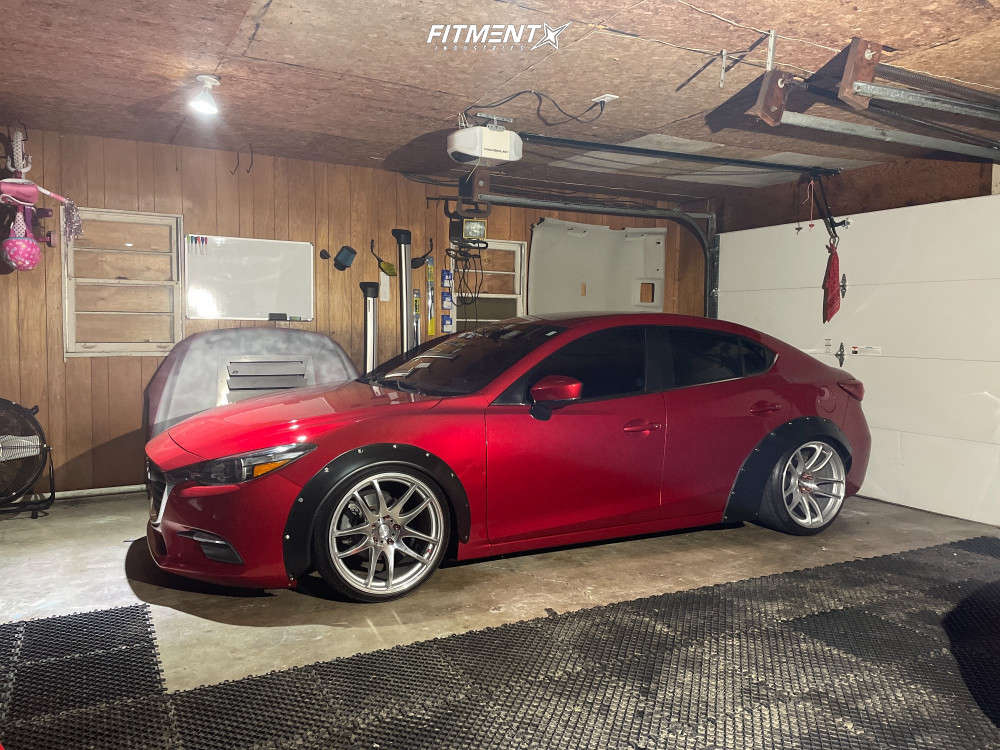 2017 Mazda 3 Sport with 19x9.5 ESR Sr08 and Ohtsu 225x35 on