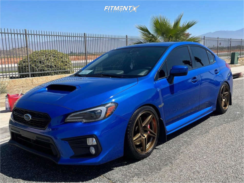 2020 Subaru WRX Premium with 18x8.5 Anovia Carrier and Dunlop