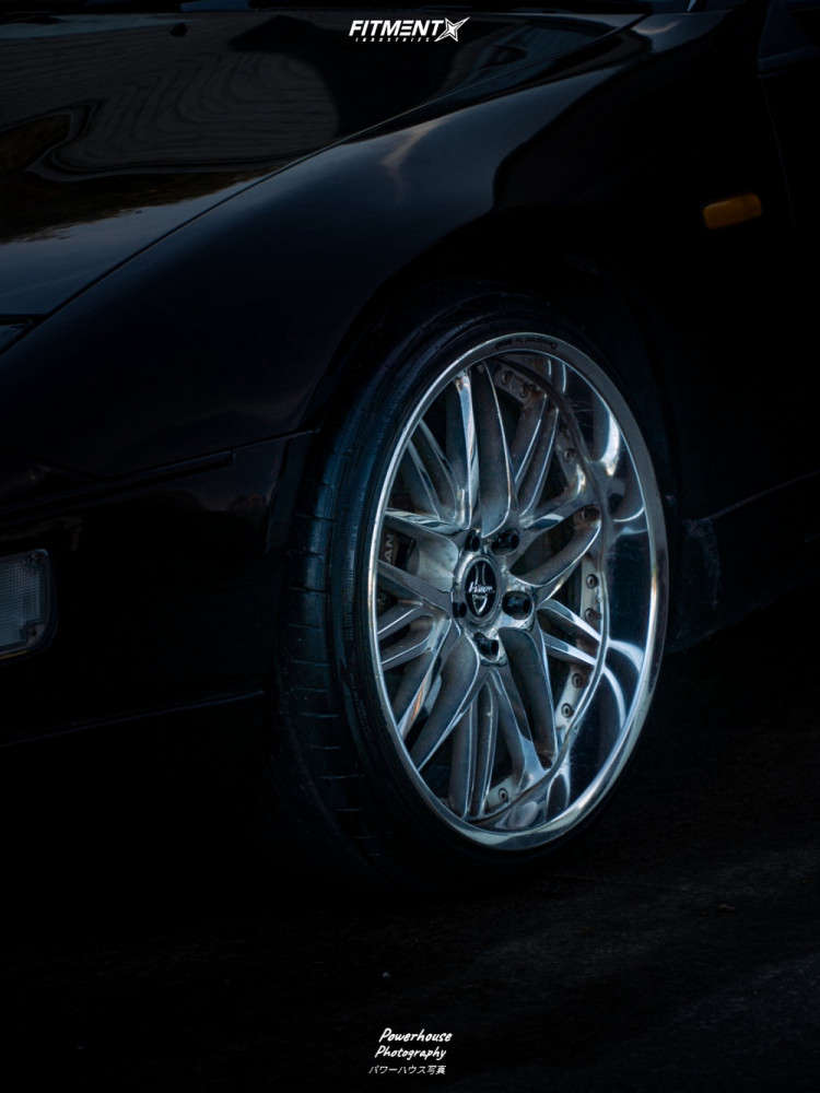 1991 Nissan 300ZX 2 2 with 19x9 Weds Borphe and Pinso Tyres 225x35