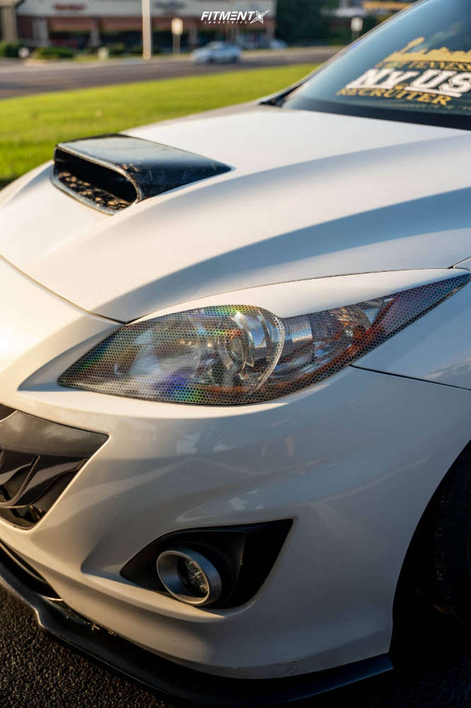 2012 Mazda 3 Mazdaspeed with 18x9 Work Emotion Cr 3p and Falken 215x40