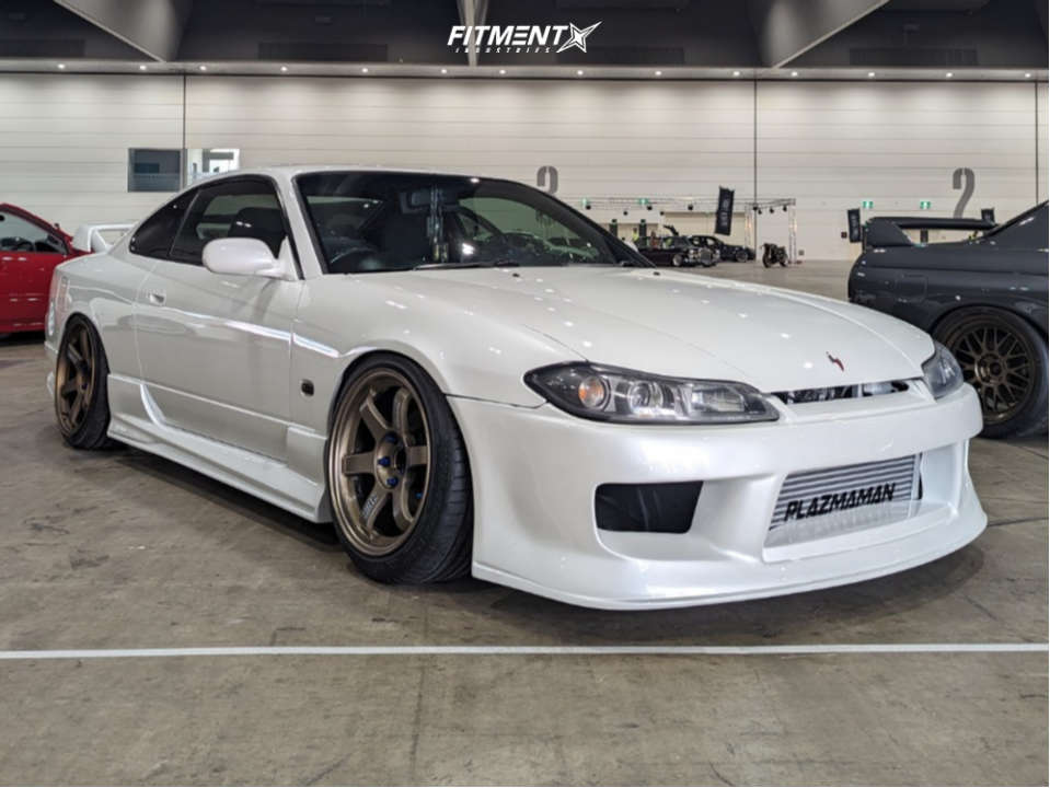 2002 Nissan 200SX Base with 17x9 Volk Te37 and Leao 215x45 on Coilovers ...