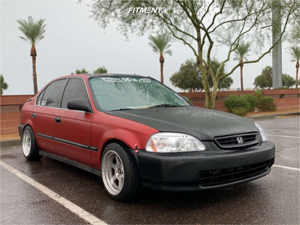 1998 Honda Civic LX with 15x8 MST Time Attack and Federal 195x45
