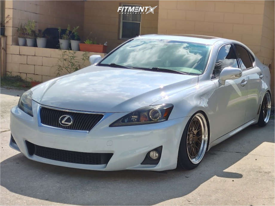 2011 Lexus IS250 Base with 18x9.5 Aodhan Ds06 and Nankang 225x40