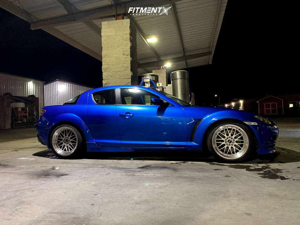 2004 Mazda RX-8 Base with 18x9.5 Variis Vr09 and Firestone 235x45