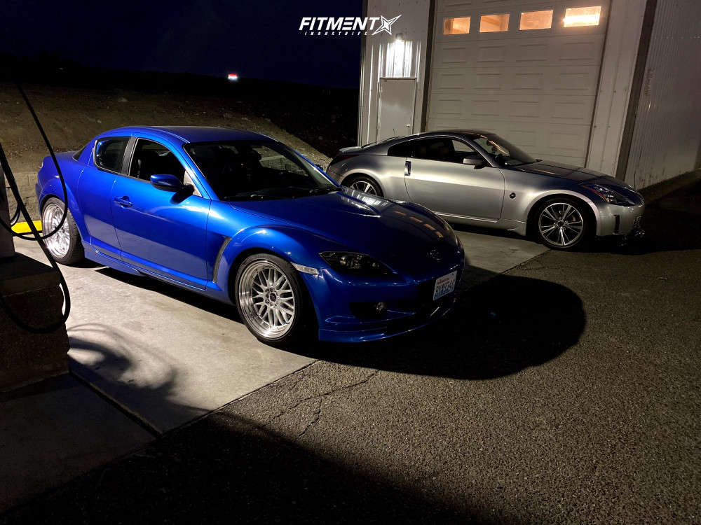 2004 Mazda RX-8 Base with 18x9.5 Variis Vr09 and Firestone 235x45 on ...