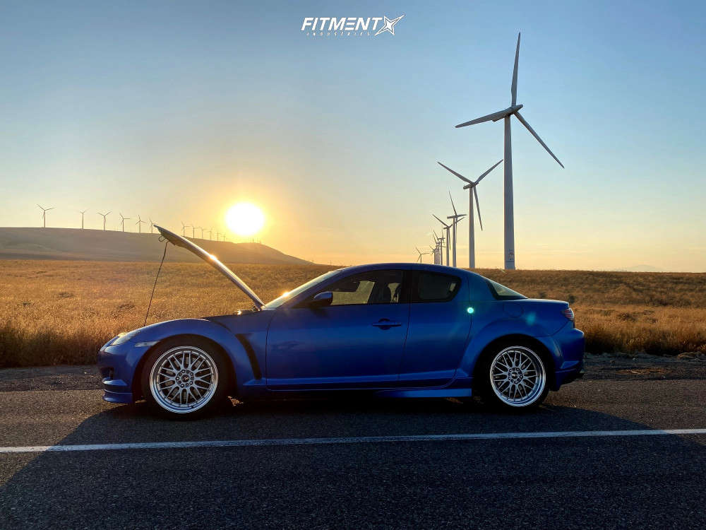 2004 Mazda RX-8 Base with 18x9.5 Variis Vr09 and Firestone 235x45 on ...