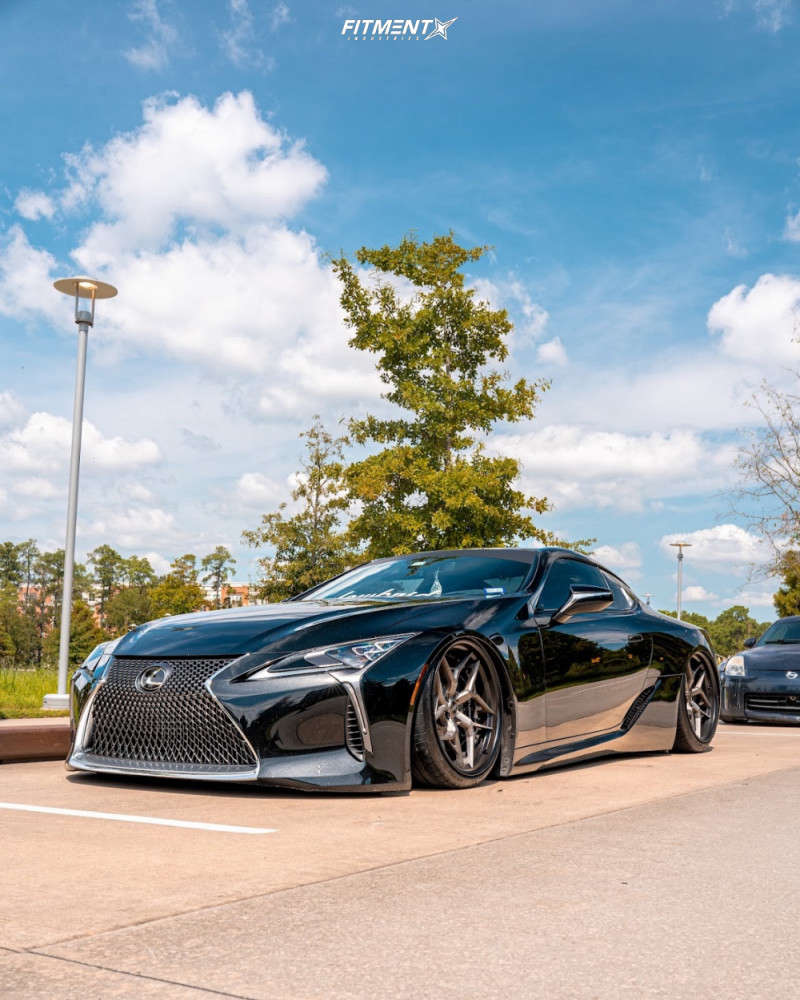 2018 Lexus LC500 Base with 21x10 Litespeed Racing VR5 3-piece and