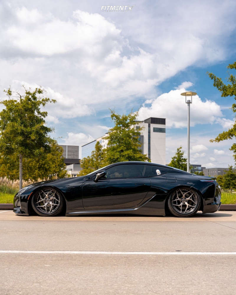 2018 Lexus LC500 Base with 21x10 Litespeed Racing VR5 3-piece and
