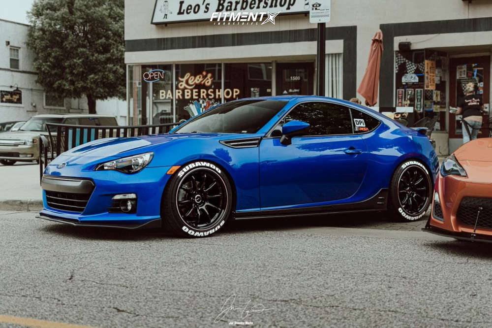 2016 Subaru BRZ Limited with 18x9.5 AVID1 AV40 and Michelin 235x45