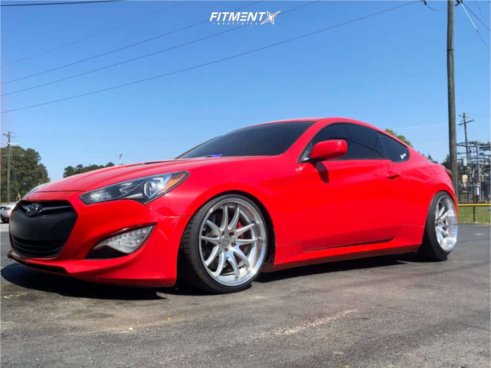 2013 Hyundai Genesis Coupe 3.8 R-Spec with 19x9.5 Aodhan