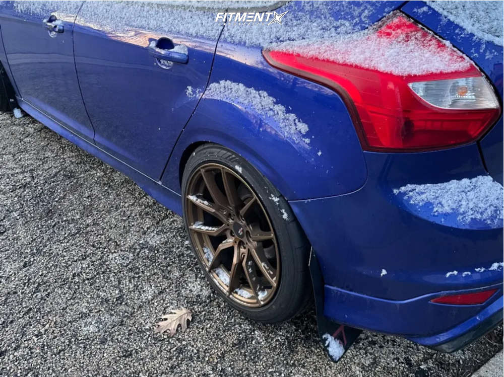 Option Lab Rims R716 Focus 2014 Ford Focus ST with 18x9.5 Option Lab R716 and Yokohama 245x40 on ...