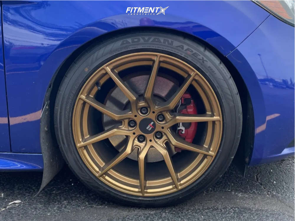 2014 Ford Focus ST with 18x9.5 Option Lab R716 and Yokohama 245x40 on ...