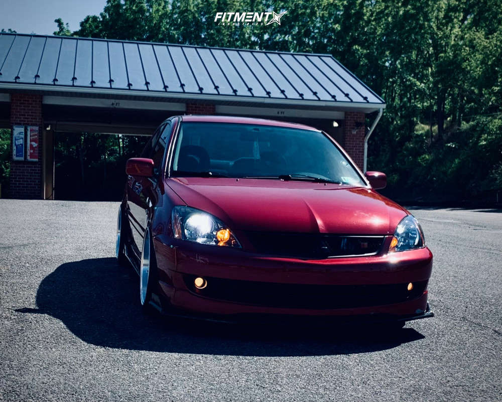 2006 Mitsubishi Lancer Ralliart with 18x9.5 ESR Cs15 and Lionhart ...