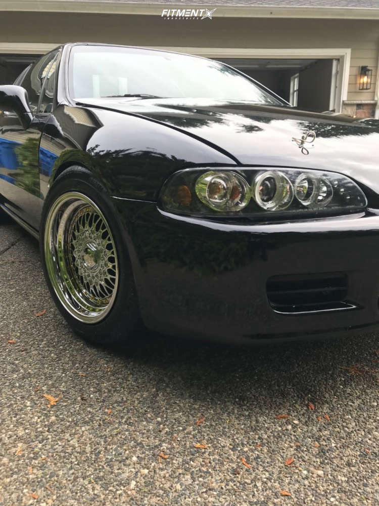1995 Honda Civic Del Sol Si with 15x8 ESM Esm-002r and Dcenti 185x55 on ...