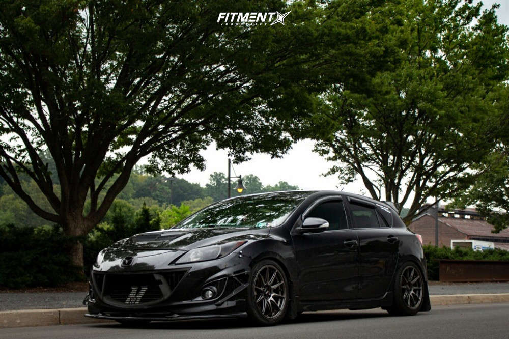 2011 Mazda 3 Mazdaspeed with 18x8.5 XXR 527 and Achilles