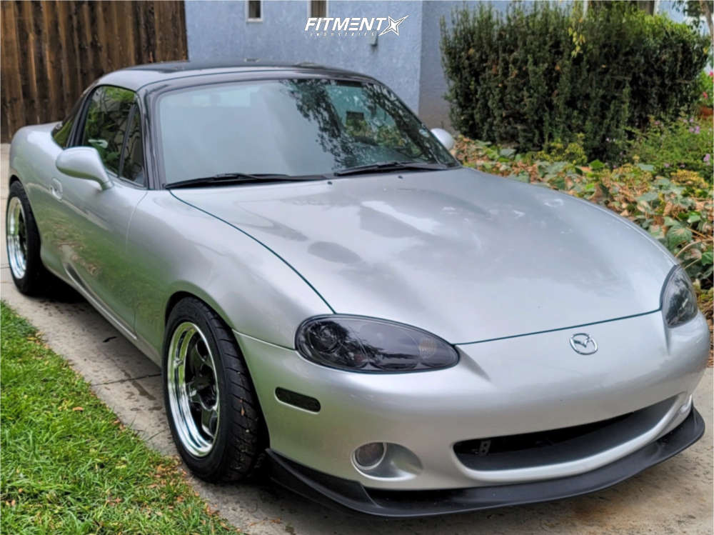 2003 Mazda Miata Base with 15x8 Work Meister S12p and Hankook 225x45 on ...