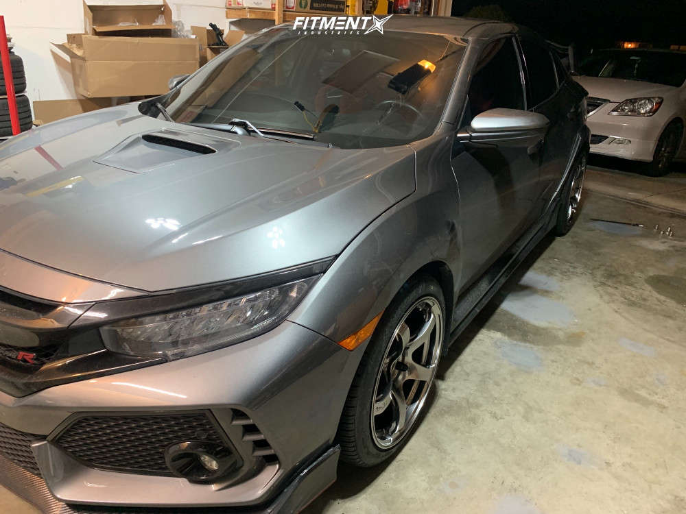 2018 Honda Civic Type R with 18x9.5 Advan Racing TC4 and Nankang 255x40 ...