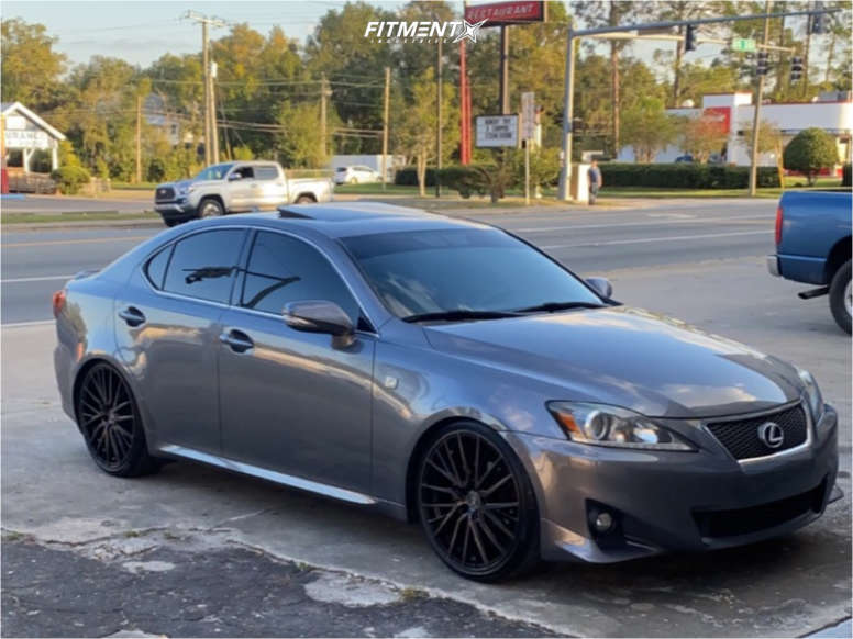 2013 Lexus IS250 Base with 20x8.5 Axe EX40 and Landsail 235x30 on