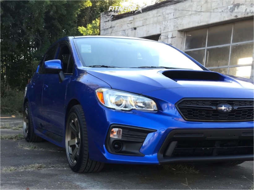 2018 Subaru WRX Base with 18x9.5 AVID1 AV6 and General 255x35 on