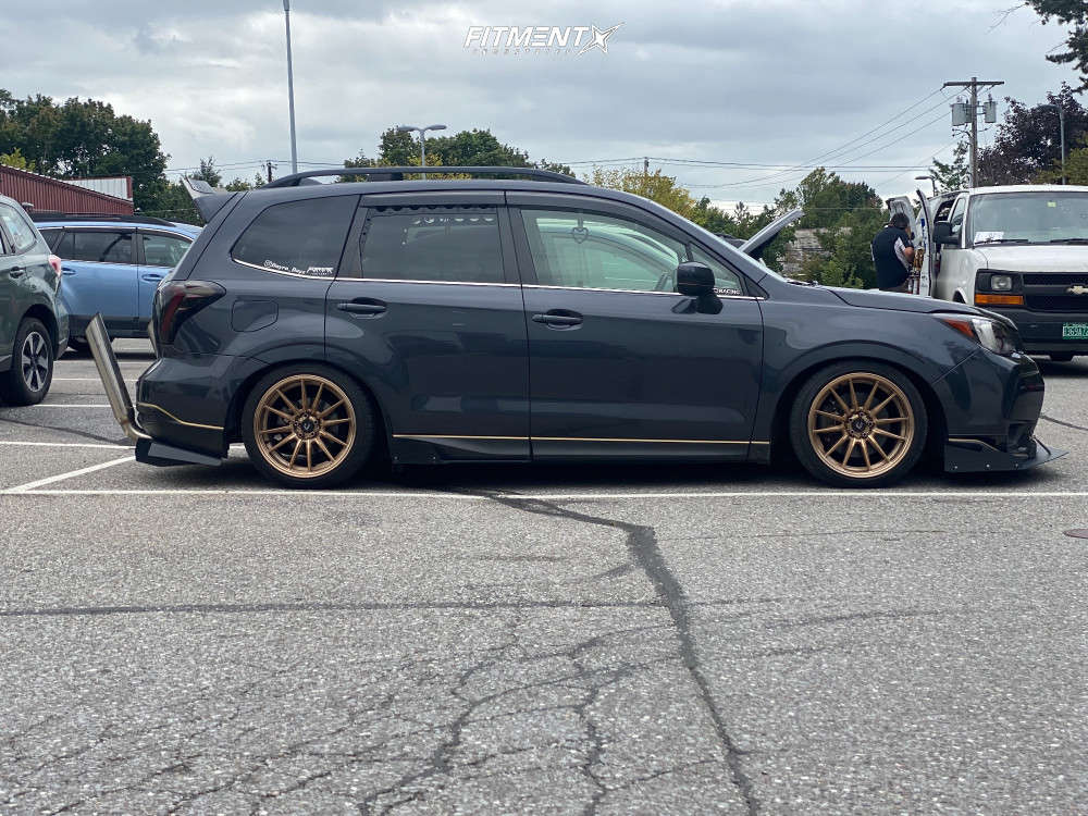 2017 Subaru Forester 2.0XT Premium with 18x9.5 Cosmis Racing R1 Pro and ...