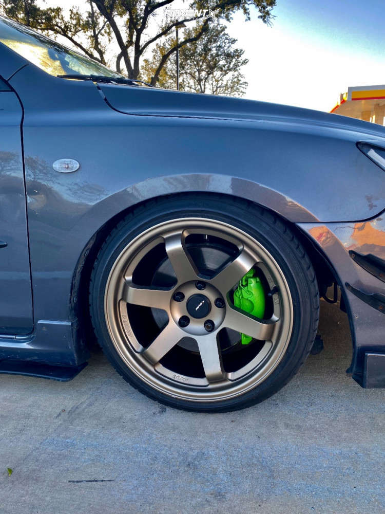 2009 Mazda 3 S with 17x9 ADV.1 AV06 and Ohtsu 215x40 on Coilovers