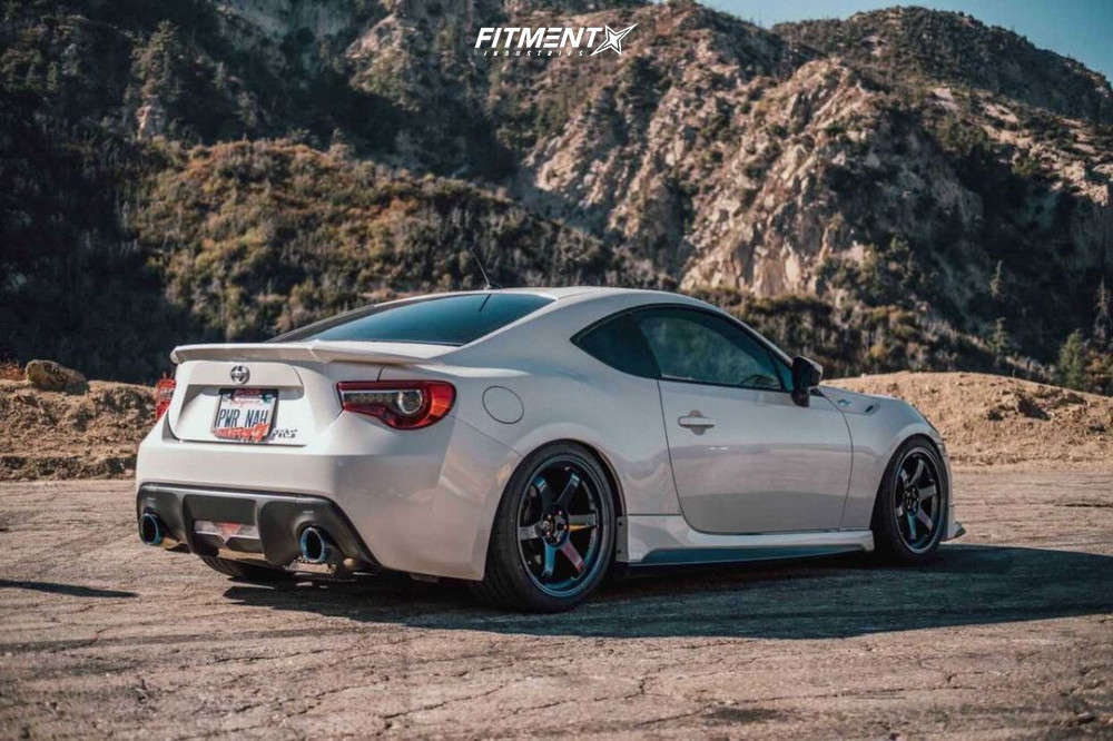 Stock Frs Rims 2013 Scion FR-S Base with 18x9.5 Volk Te37sl and Yokohama 255x35 on ...