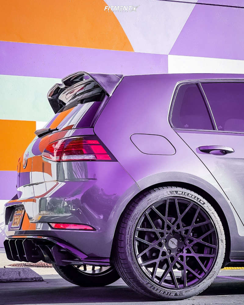 2019 Volkswagen Golf R Base with 19x8.5 Rotiform Blq and Michelin ...