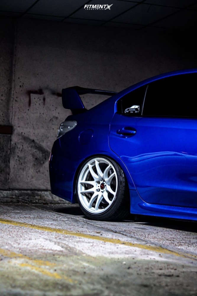 2017 Subaru WRX STI Base with 18x9.5 Work Cr Kai and Federal