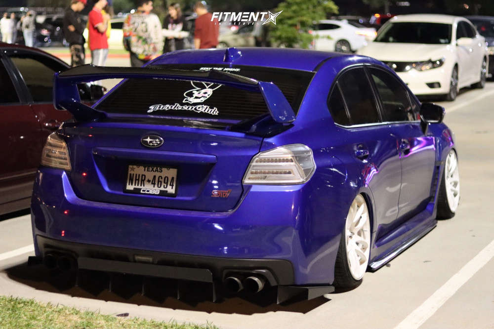 2017 Subaru WRX STI Base with 18x9.5 Work Cr Kai and Federal