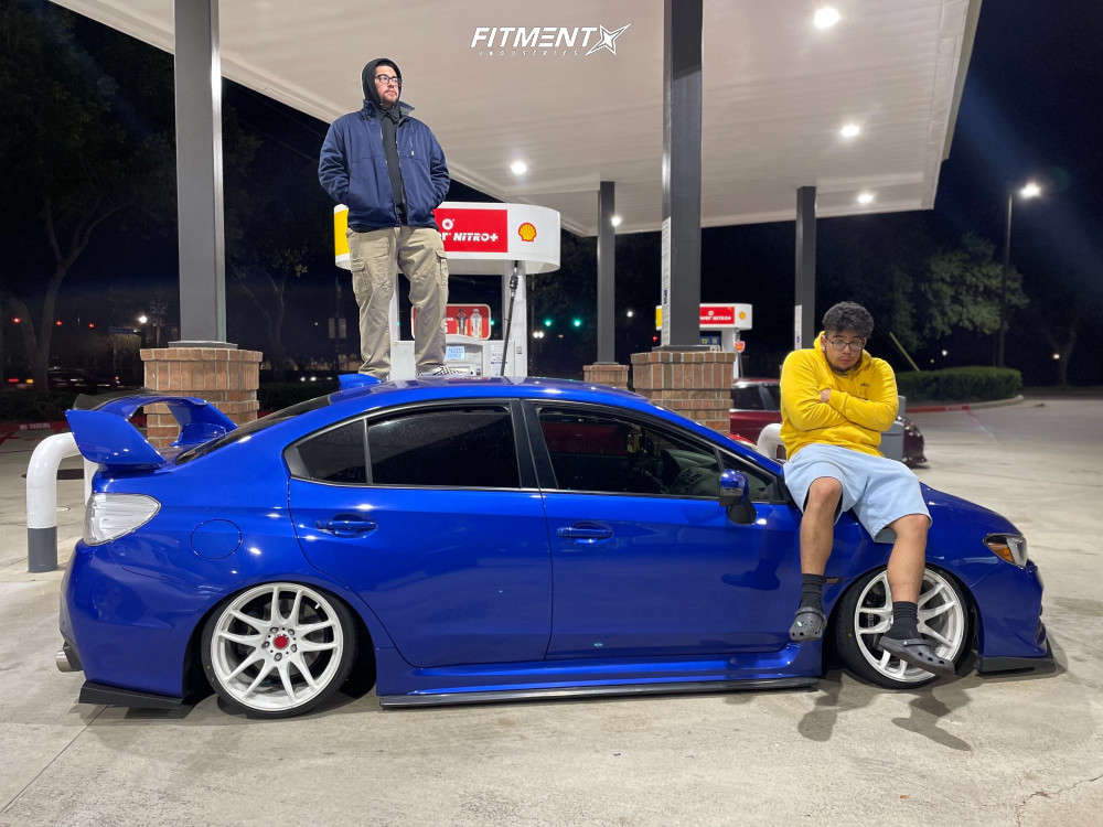 2017 Subaru WRX STI Base with 18x9.5 Work Cr Kai and Federal