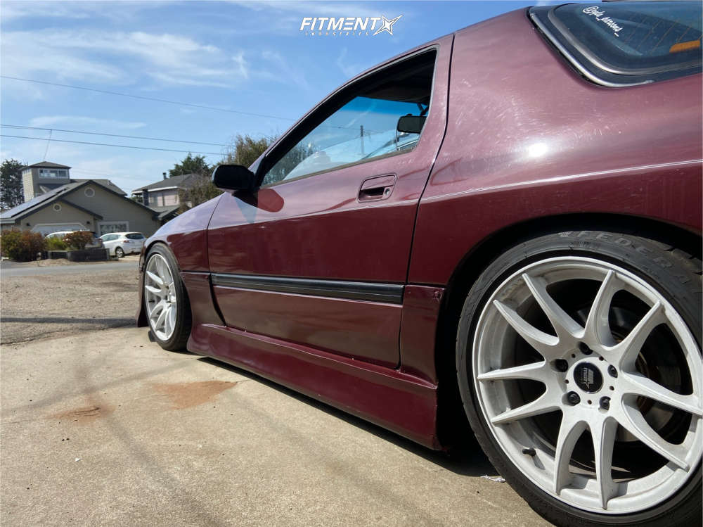 1988 Mazda RX-7 GXL with 17x9 MST Mt30 and Federal 235x40 on Coilovers ...