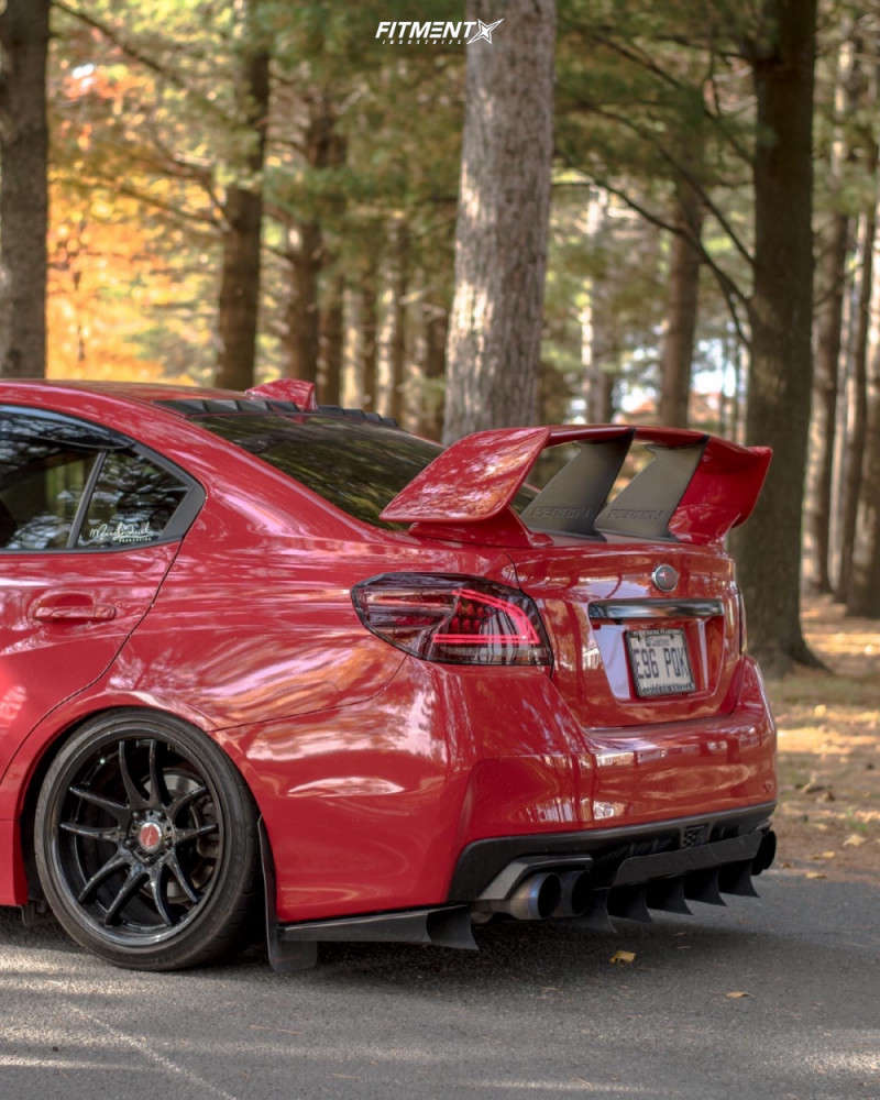 WRX　カイ 2018 Subaru WRX Base with 18x9.5 Work Cr Kai and Falken 225x40 on