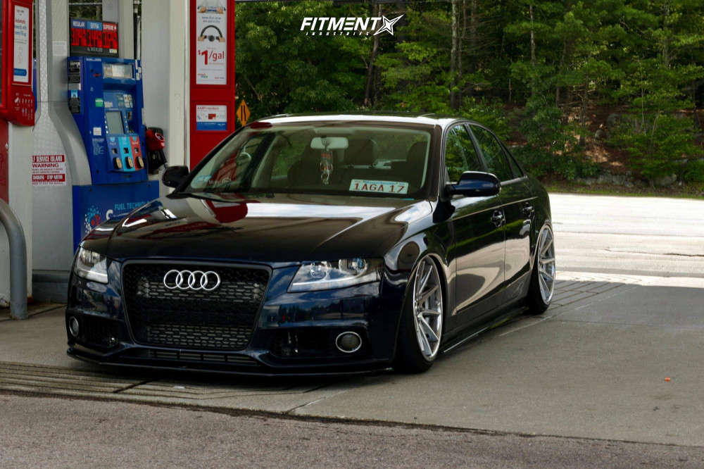 2011 Audi A4 Quattro Base with 19x9.5 Rohana Rc10 and Yokohama