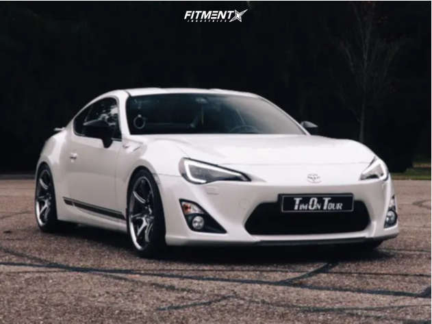 2013 Subaru BRZ Base with 18x9 Work Emotion T7r 2p and Goodyear