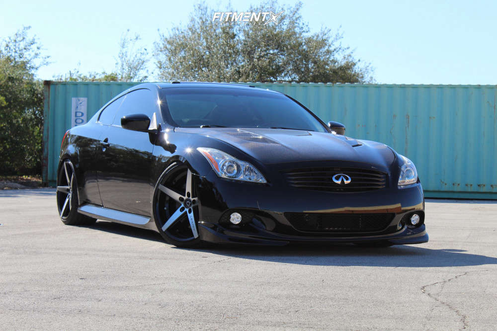 2008 INFINITI G37 Sport with 20x8.5 Lexani Rfour and Hankook 245x30 on Coilovers 1968975