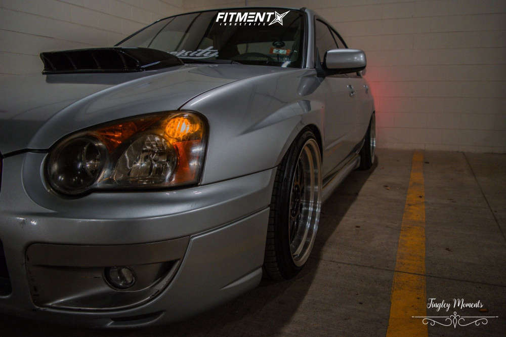 2005 Subaru Impreza WRX with 18x9.5 ESR Sr01 and Toyo Tires 225x45 ...