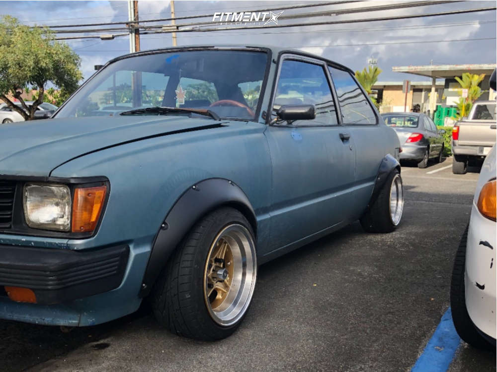 1982 Toyota Tercel DLX with 14x8 Takechi Project Racing Hart 4H and ...