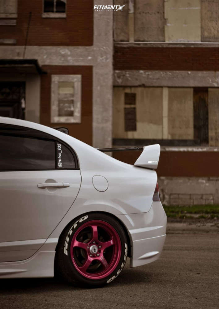 2007 Acura CSX Type-S with 17x8 Motegi Mr131 and Nitto 225x45 on ...